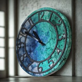 Jedny hodiny na přání 🌟 navíc má oblíbená kombinace barev! 🫶 Babička říkávala: Zelená a modrá, pro blázna je dobrá 😁...